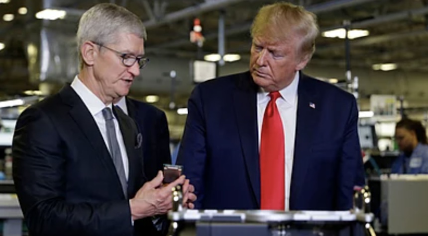 Trump Pressures Apple CEO to Halt iPhone Production in India