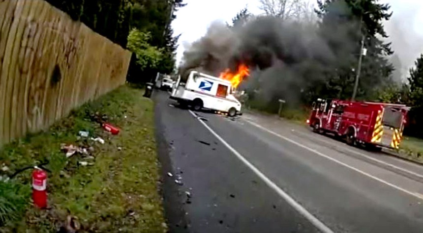 Two Seriously Injured After Mail Truck Collides with Sedan South of Seattle