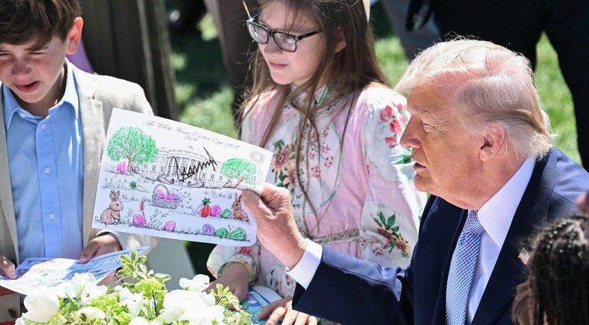 Trump Uses Easter Egg Roll to Mock Biden's Autopen Usage