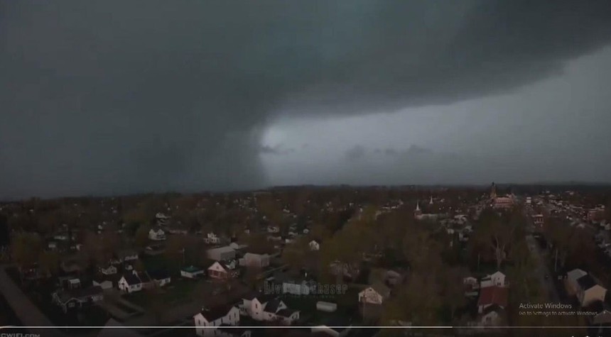 Tornado Strikes Illinois Town as Severe Weather System Moves Toward Chicago