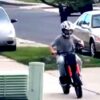 Driver Chases Child on Dirt Bike With Car Before Attempting to Enter Stranger's Home