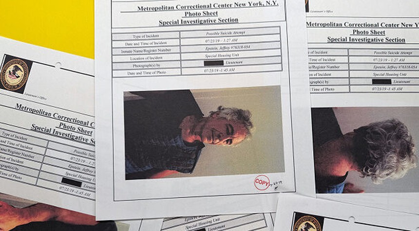 Federal Judge Releases Alleged Suicide Note Written by Jeffrey Epstein