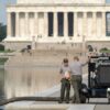 Reflecting Pool Drained Again as Trump Renovation Project Faces Setbacks