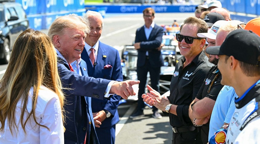 Trump Takes Honorary Lap Before IndyCar Race on National Mall