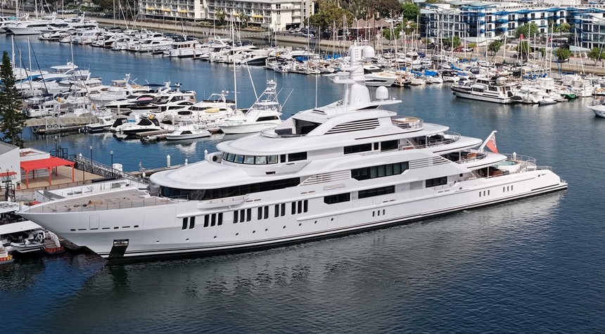 J.K. Rowling's Superyacht Docks in Los Angeles with Name Concealed