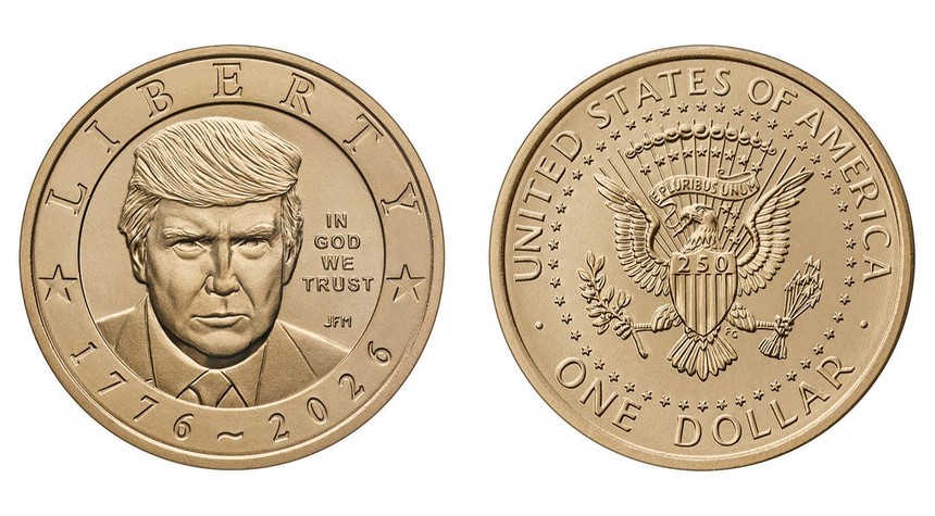 Trump Commemorative Coins Go on Sale as Part of 250th Anniversary Series