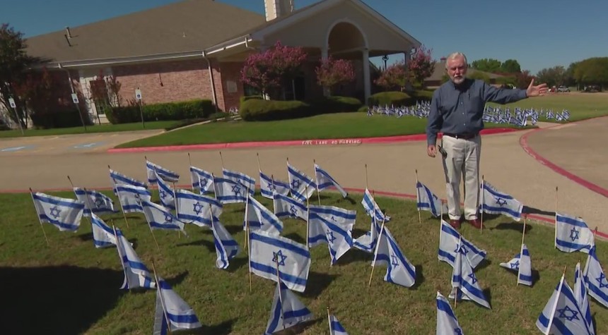Hundreds of Israeli Memorial Flags Torn Down at Texas Church